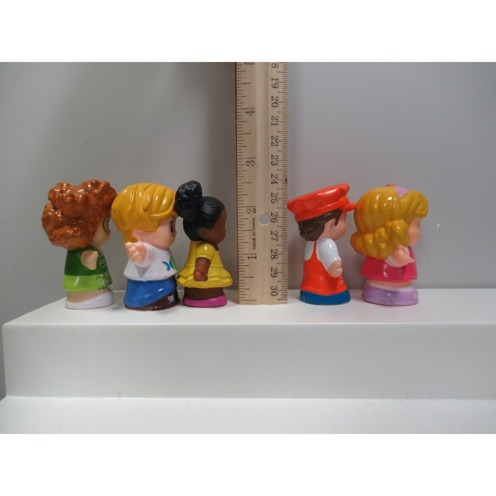 Fisher Price Little People Figures lot Sofie Tessa Eddie Zoo Train Conductor - Picture 6 of 7